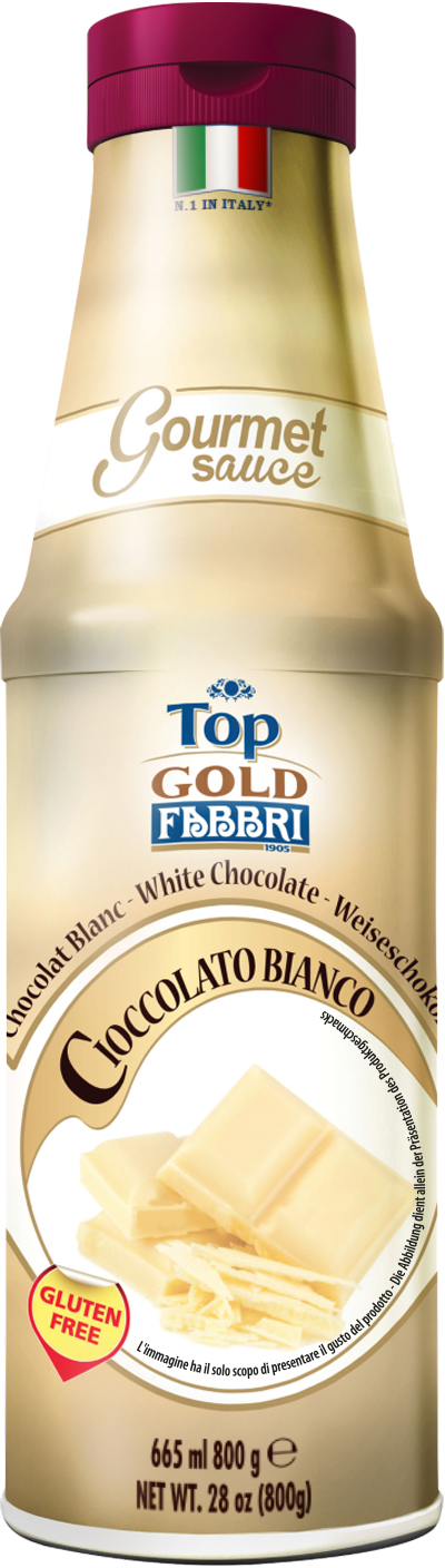 Gourmet-Sauce Gold Weiße Schokolade